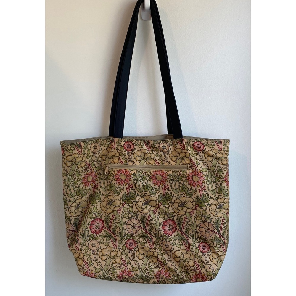 Metropolitan Museum of Art Tote Bag OS Tan Floral Art Nouveau William Morris
